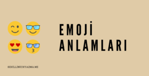 emoji anlamlari